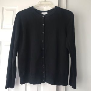 Charter Club Black Cardigan